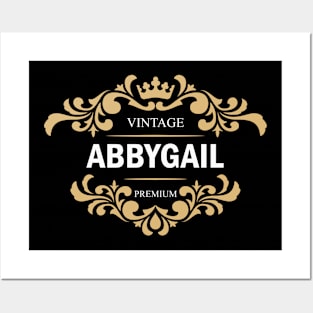 Abbygail Name Posters and Art